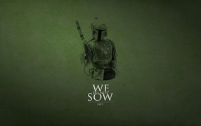 Звездные Войны, зеленый фон