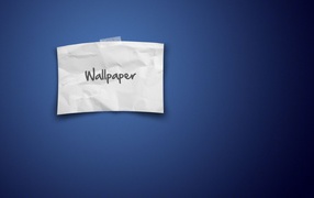 Стикер обои, голубой фон