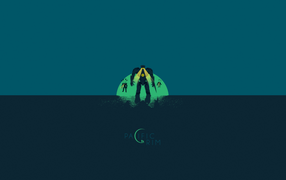 Фильм Тихоокеанский рубеж, синий фон