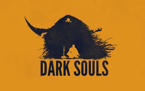 Игра Dark Souls, оранжевый фон