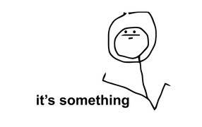 Это что-то, мем белый фон