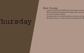 Описание четверга на английском языке