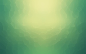 Желто зеленое сияние, градиент