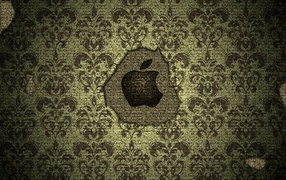Apple symbol on the carpet