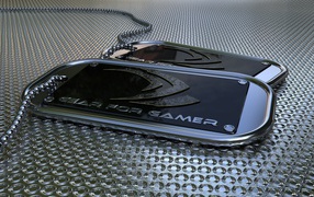 Бренд Nvidia на брелке