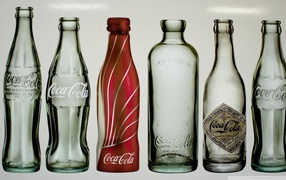Old bottle Coca-Cola