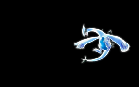 Голубой летающий покемон