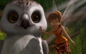 Девочка фея с совой