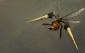 Flying Pokemon wasp