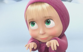 Зеленоглазая Маша, мультфильм Маша и медведь