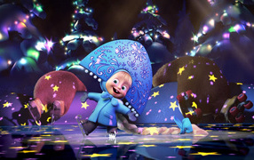 Новогоднее выступление Маши, мультфильм Маша и медведь