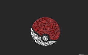 Pokeboll letters