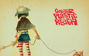 Постер арт проекта Gorillaz