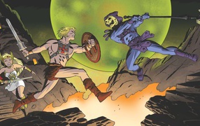 Сражение в мультфильме Хи-Мен и властелины вселенной