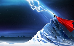 Тор ловит молнию, мультфильм