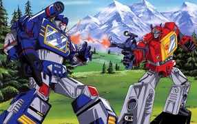 Герои мультфильма Transformers G1