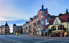 Площадь в Дрездене, Германия