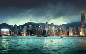 Asian city Hong Kong