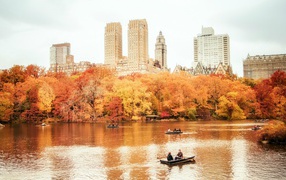 Осенний Центральный парк, Нью-Йорк