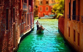 Beauty canals of Venice
