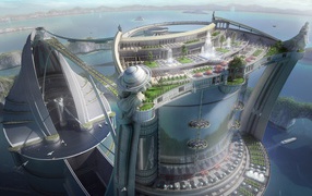 Фантастический эко город