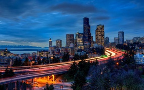 Автострада в Сиэтле, США