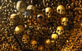 Inside Paris Catacombs