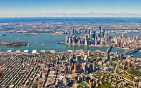 Большая панорама Нью-Йорка