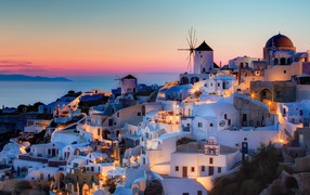 Ойя. Остров Санторини, Греция