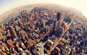 Панорама города Нью-Йорк