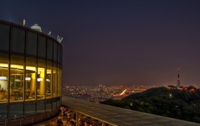 Ресторан с видом на Токио