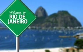 Знак добро пожаловать в Рио
