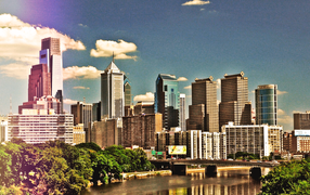 Небоскребы города Филадельфия