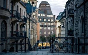 Улица в городе Стокгольм, Швеция