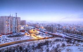 Улица в городе Мурманск