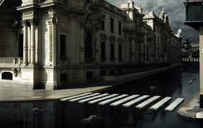 Улица с крокодилами