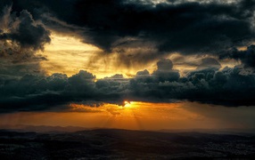 Закат над Цюрихом, Швейцария