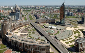 Центральная площадь Астаны, Казахстан