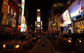 Площадь Таймс-сквер в Нью-Йорке