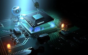 Установка компьютерного чипа