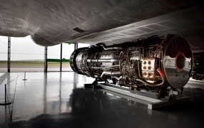Авиационный двигатель самолета SR-71 Blackbird