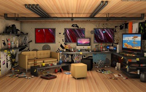 Уютная берлога холостяка