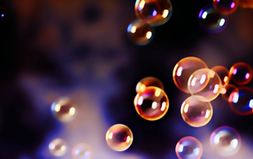 Блики на мыльных пузырях