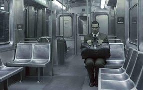 Одинокий пассажир метро