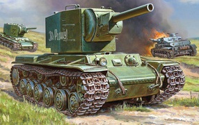 Tank KV-2 WWII