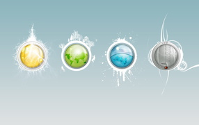 Земной и другие шары