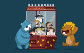 Игрушки пытаются выиграть детей