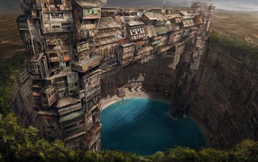 Деревянный город в пустыне