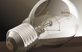 Старая лампочка