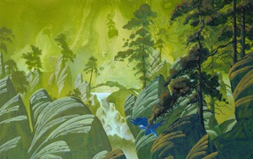 Картина с изображением природы тропиков